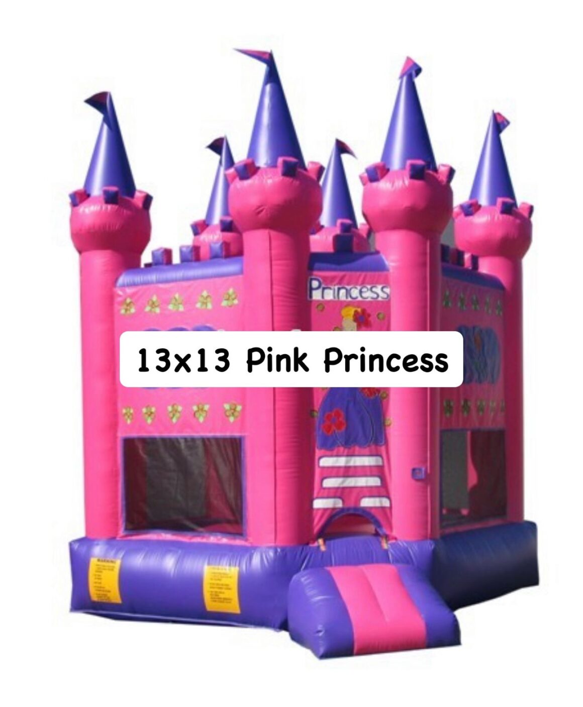 Pink Princess Inflatable Castle