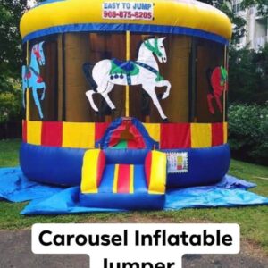 Carousel Inflatable Jumper size 16 L x 16 W x 18 H