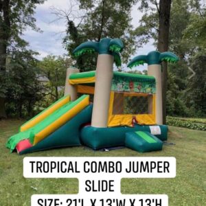 Tropical Combo Jumper Slide Size 21 L x 13 W x 13 H