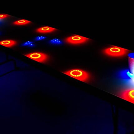 Beer Pong Table Led lights Rental