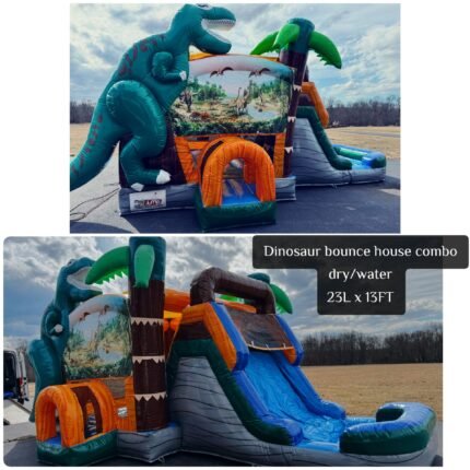 Dinosaur Bounce House Combo Rental