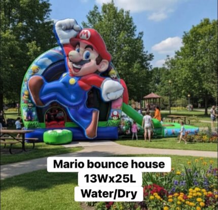 Mario Bounce House Rental 13 W ×25 L