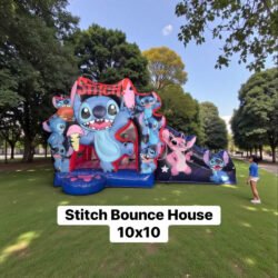Stitch Bounce House 10 x 10