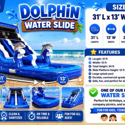 Dolphin Water Slide Rental in Manville NJ
